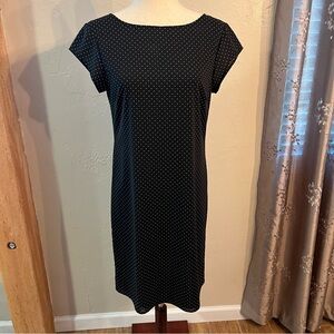The Limited Size 6 Polka Dot Black Sheath Mini Dress